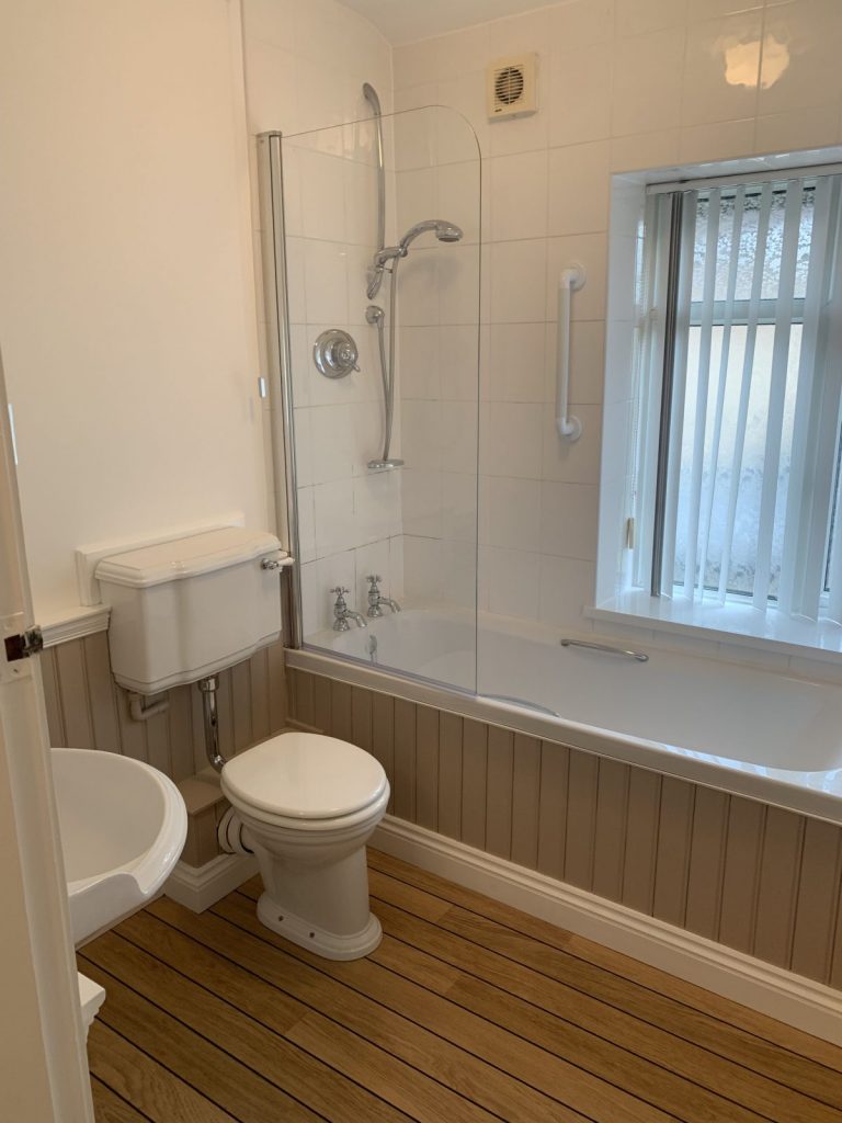 bathroom before installation