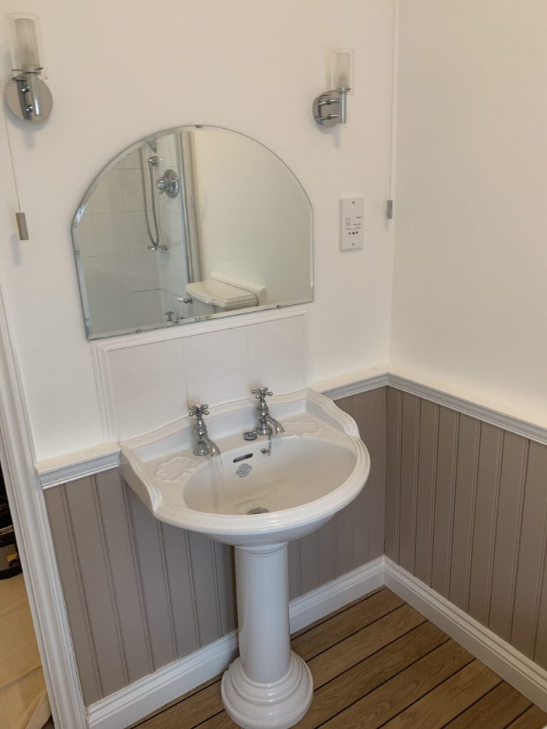 bathroom before installation