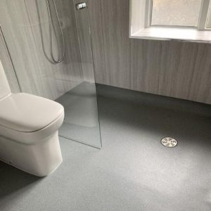 non slip bathroom floor