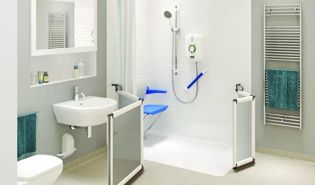 How to go from a bath to a walk-in disabled shower