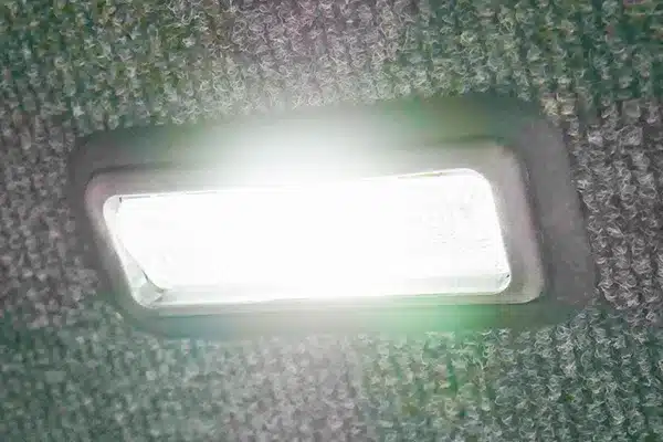 disabled vehicle interior light