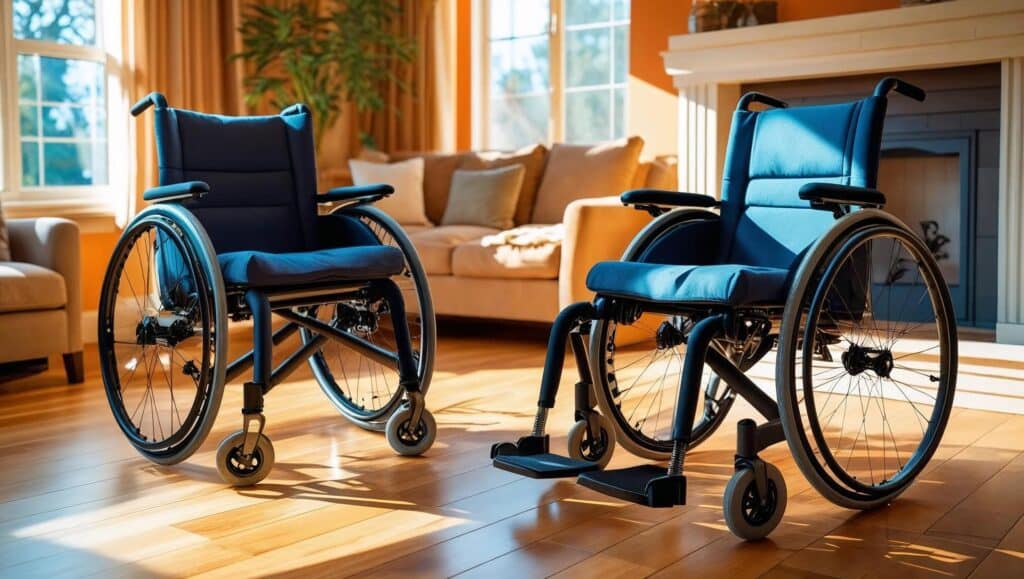 Home with wheelchairs inside