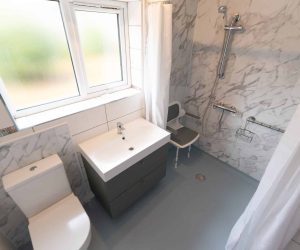 Sandra's after pics - new bathroom